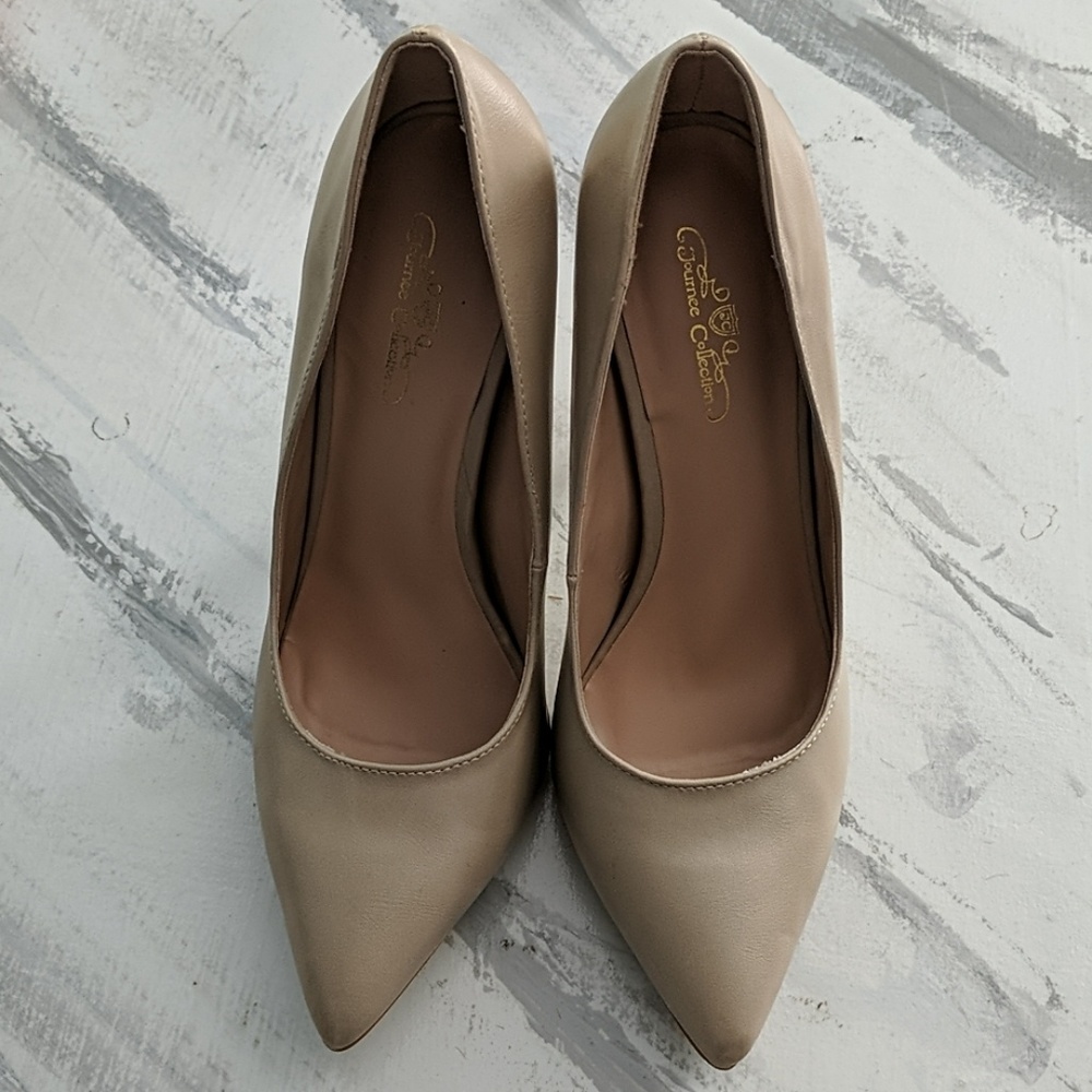 Matte Beige Pumps